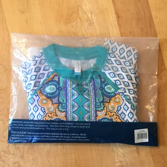 CABANA LIFE | Jewel Scarf 2-Piece Girls Rashguard Swimsuit - Picture 13 of 15